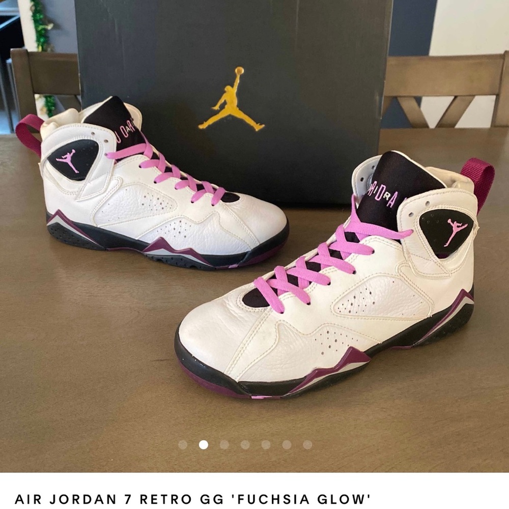 Air Jordan 7 Retro GG 'Fuchsia Glow' - Picture 2 of 7